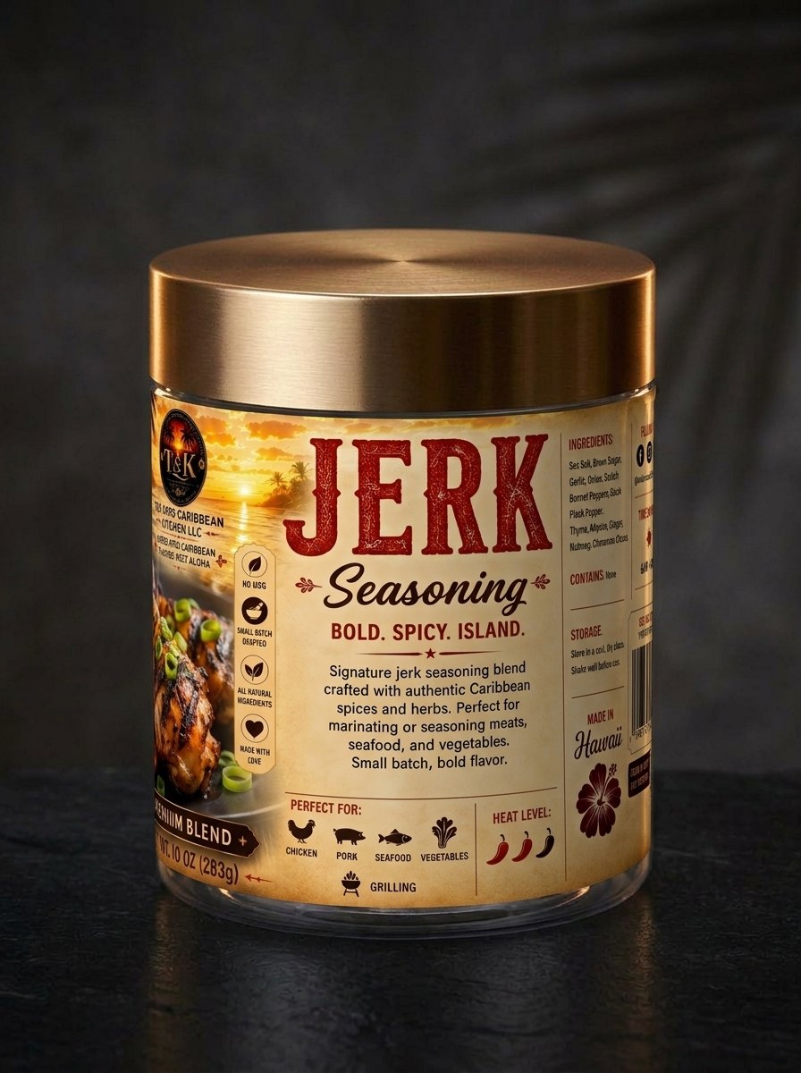 Jerk Seasoning jar