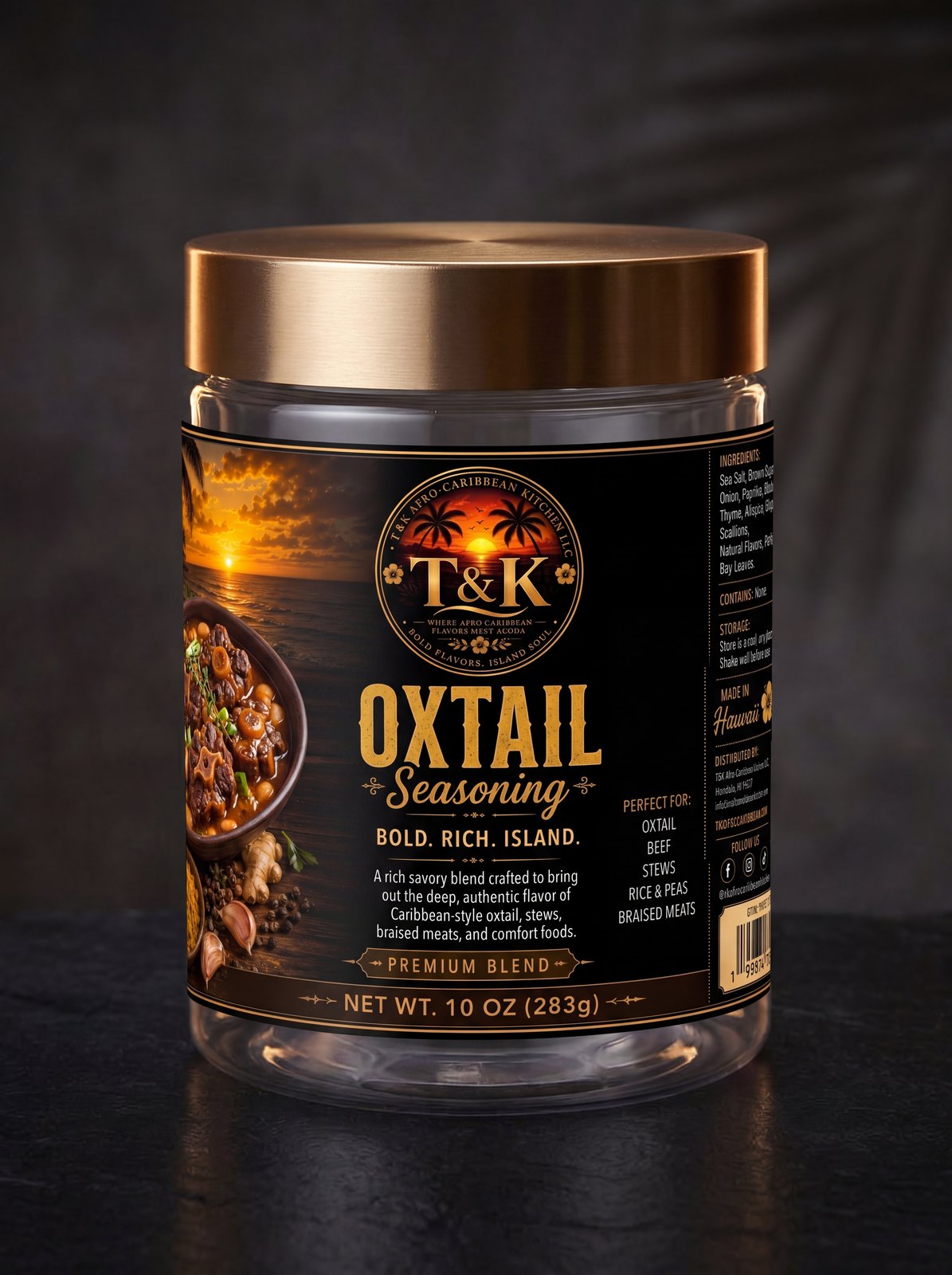 Oxtail Seasoning jar