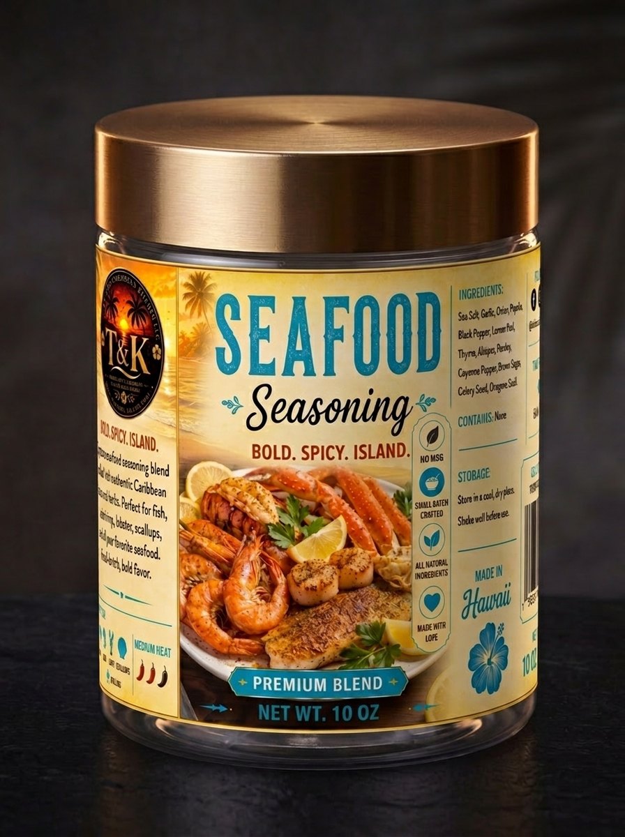 Seafood Seasoning jar