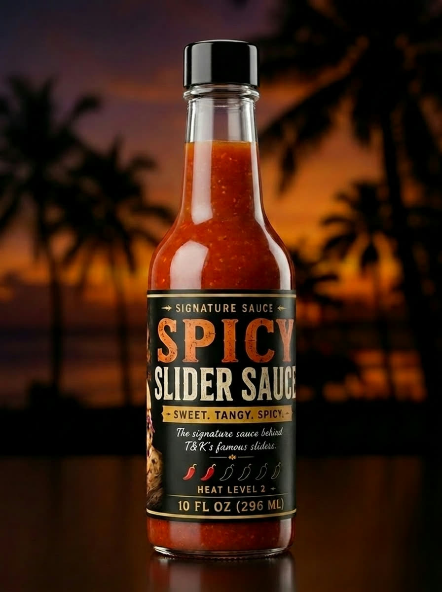 Spicy Slider Sauce bottle